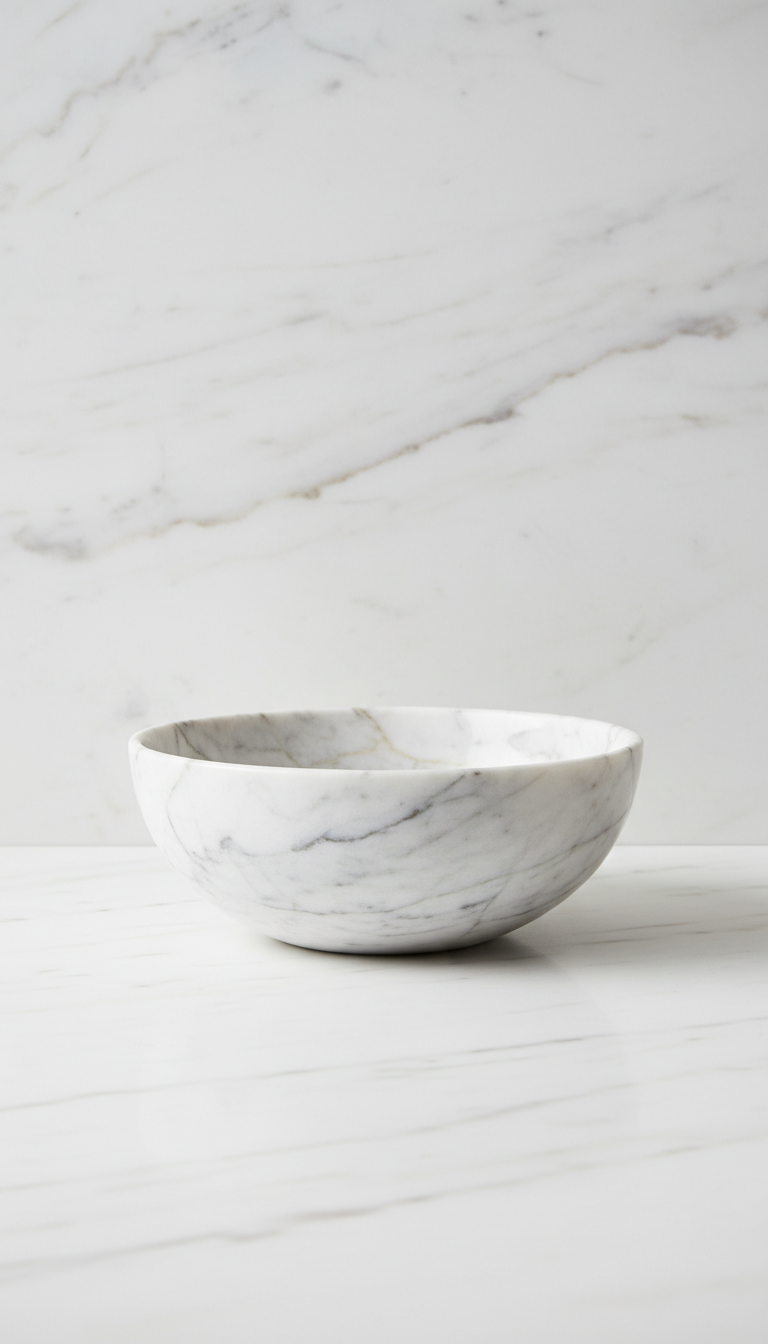 Marble Serving Bowl