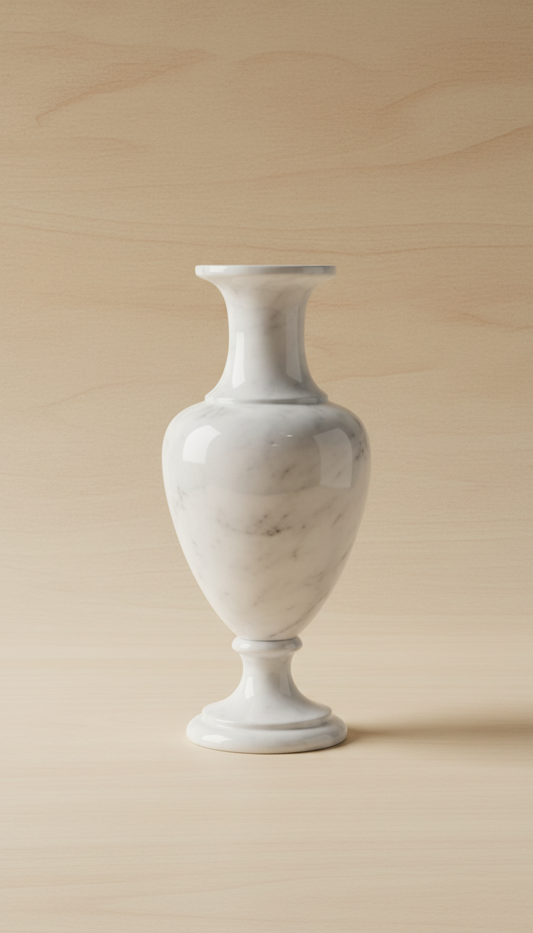 Polished Marble Vase